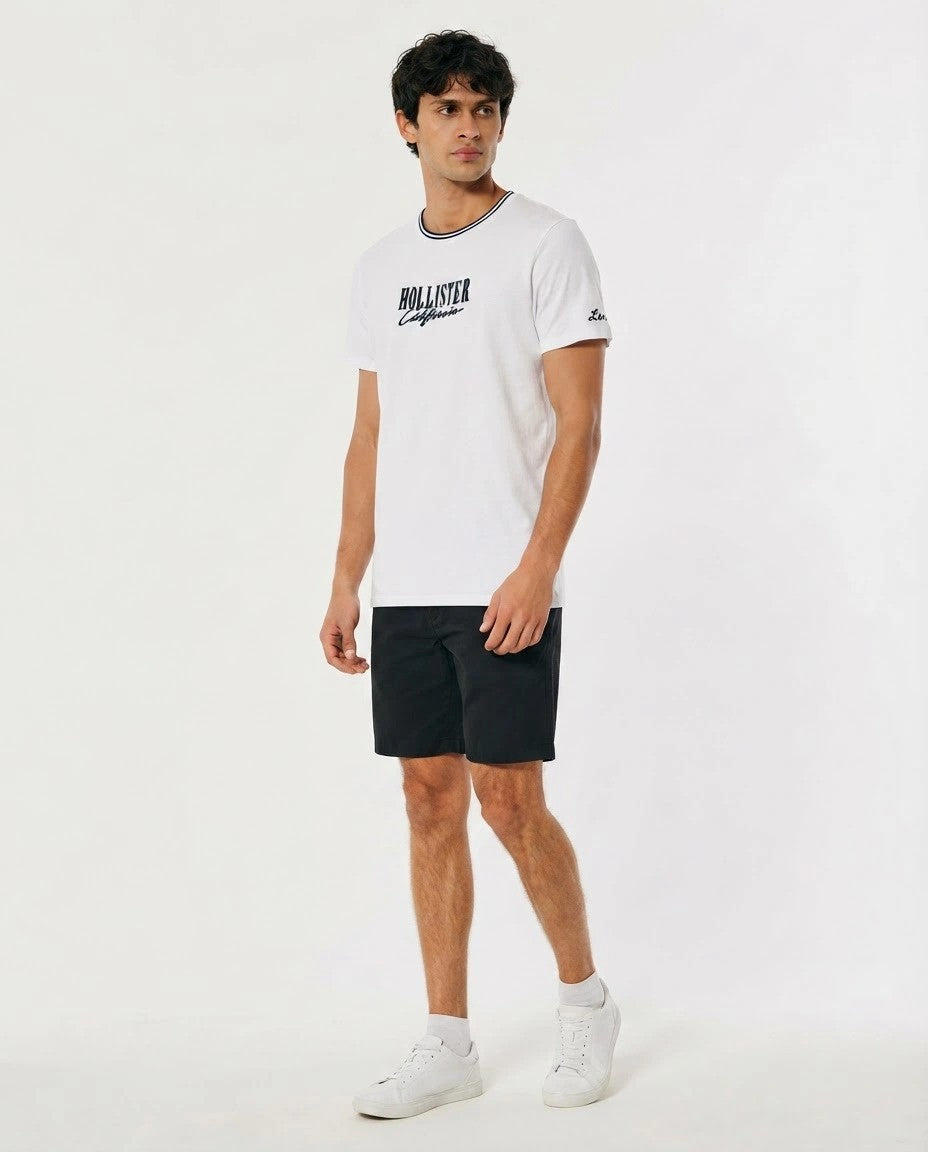 Hollister Graphic cotton Crew T-Shirt