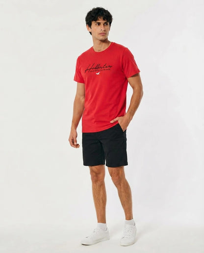 Hollister Graphic cotton Crew T-Shirt