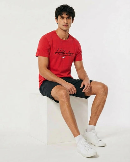 Hollister Graphic cotton Crew T-Shirt