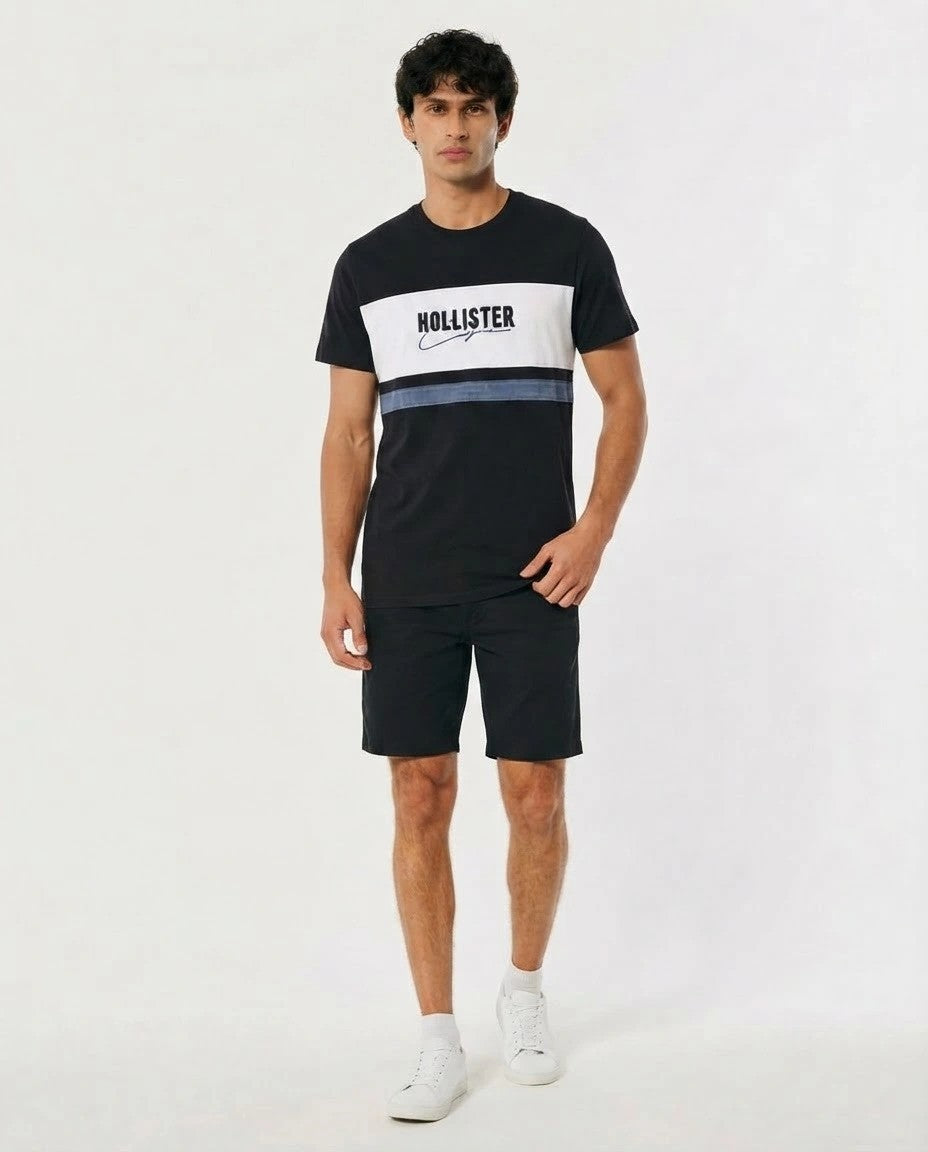 Hollister Graphic cotton Crew T-Shirt