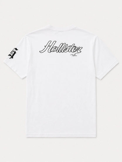 Hollister Graphic cotton Crew T-Shirt