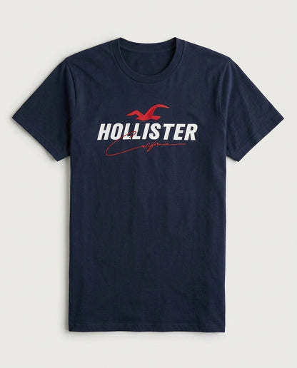 Hollister Graphic cotton Crew T-Shirt