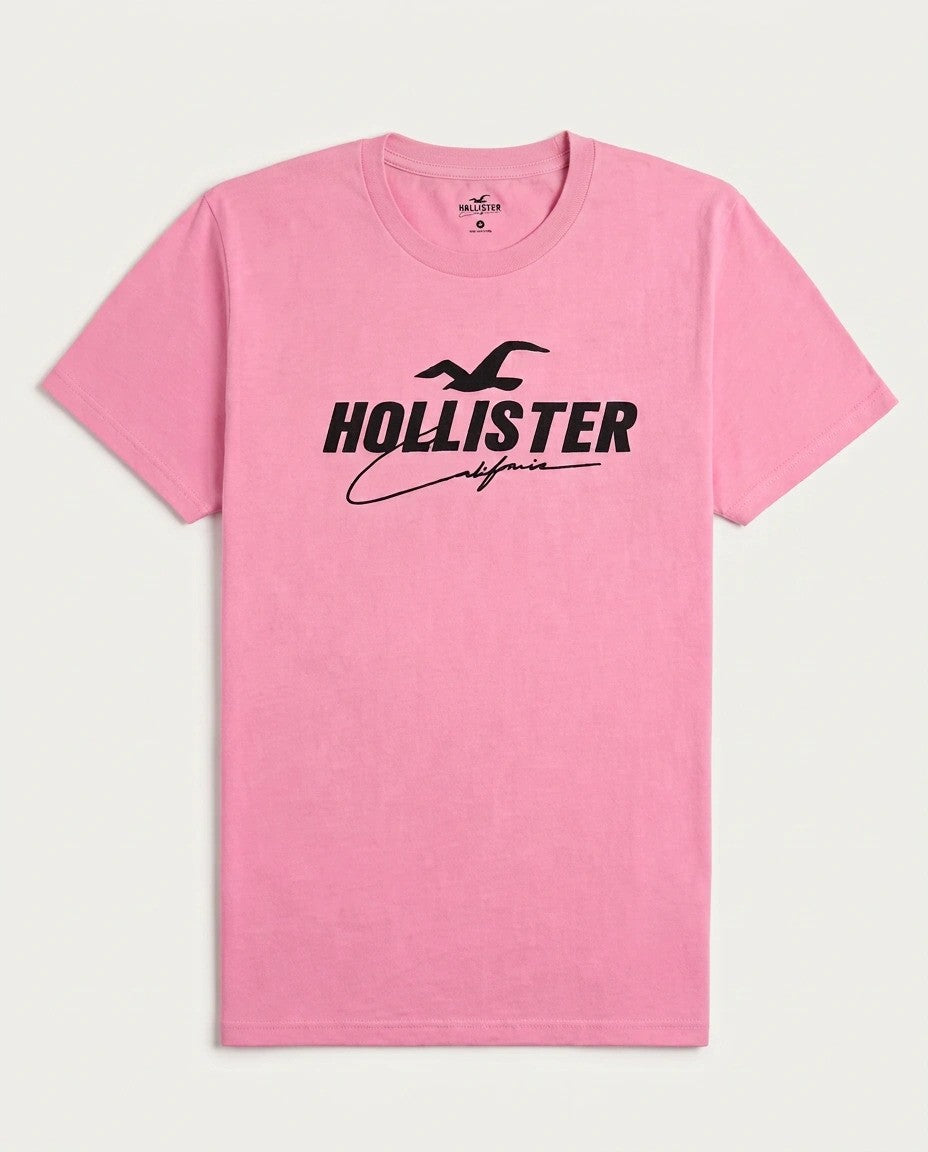 Hollister Graphic cotton Crew T-Shirt