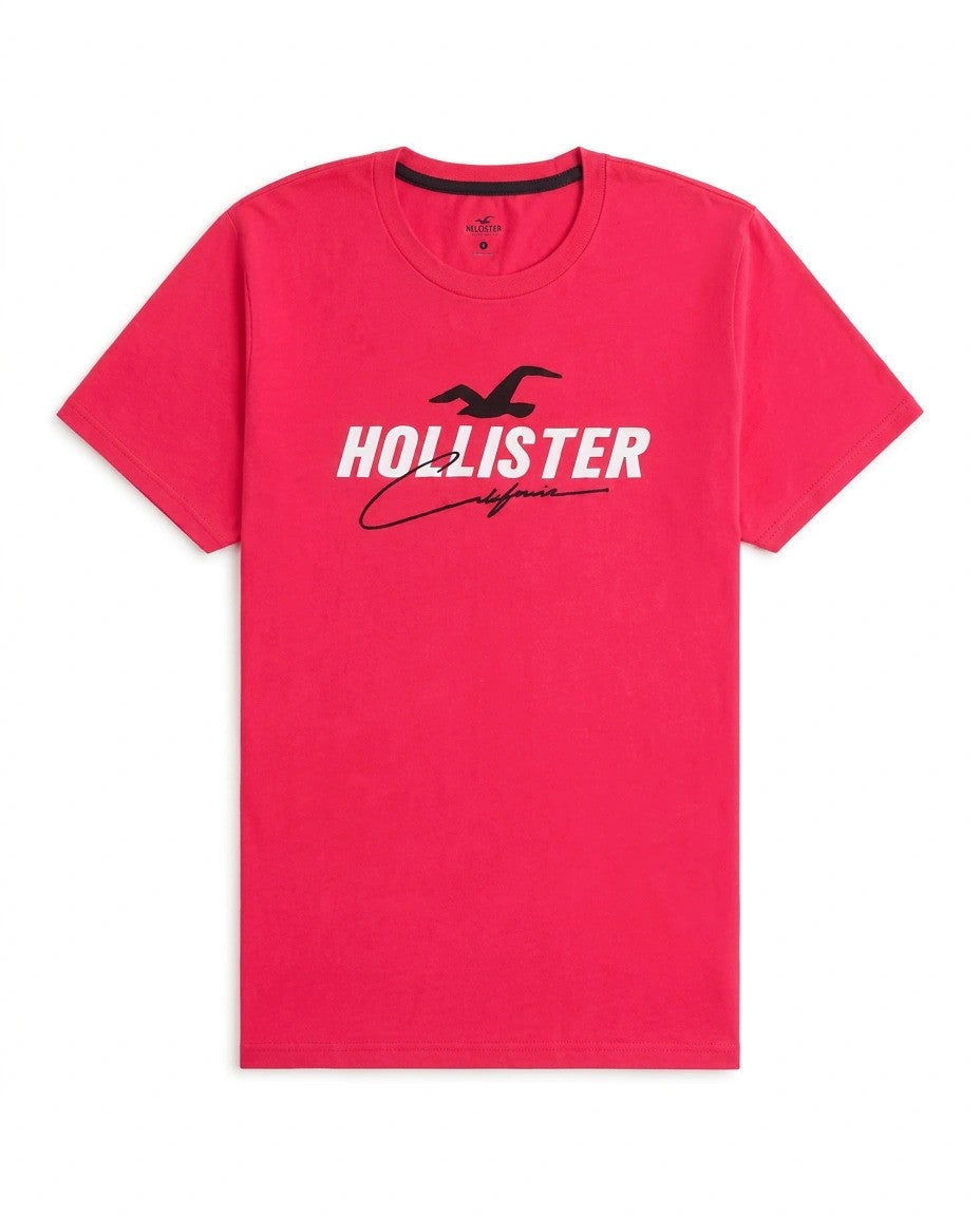 Hollister Graphic cotton Crew T-Shirt