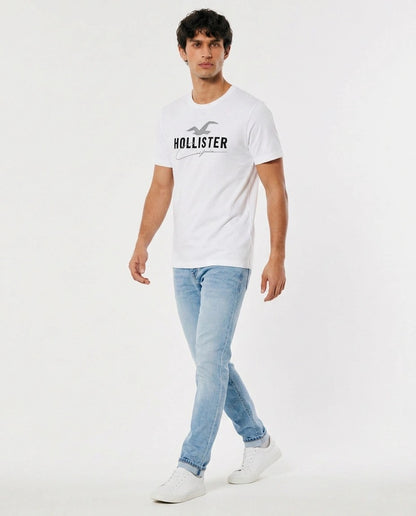 Hollister Graphic cotton Crew T-Shirt