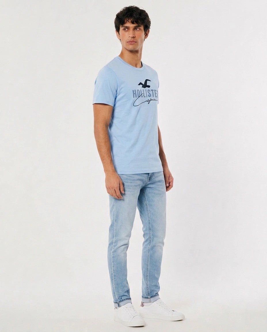 Hollister Graphic cotton Crew T-Shirt