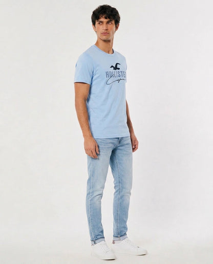 Hollister Graphic cotton Crew T-Shirt
