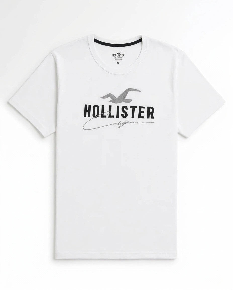 Hollister Graphic cotton Crew T-Shirt