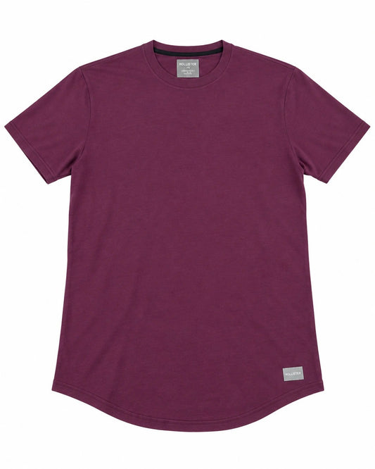 Longline Curved T-Shirt