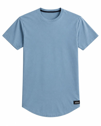 Longline Curved T-Shirt