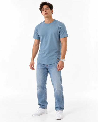 Longline Curved T-Shirt