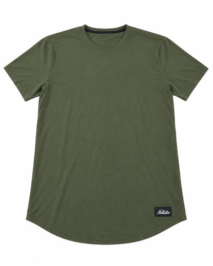 Longline Curved T-Shirt