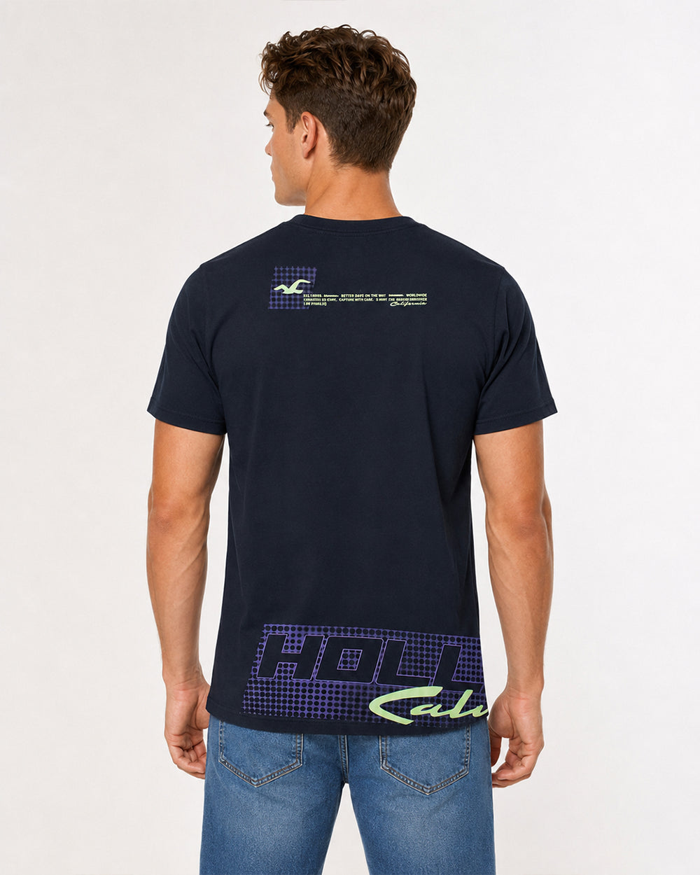 Hollister Graphic cotton Crew T-Shirt