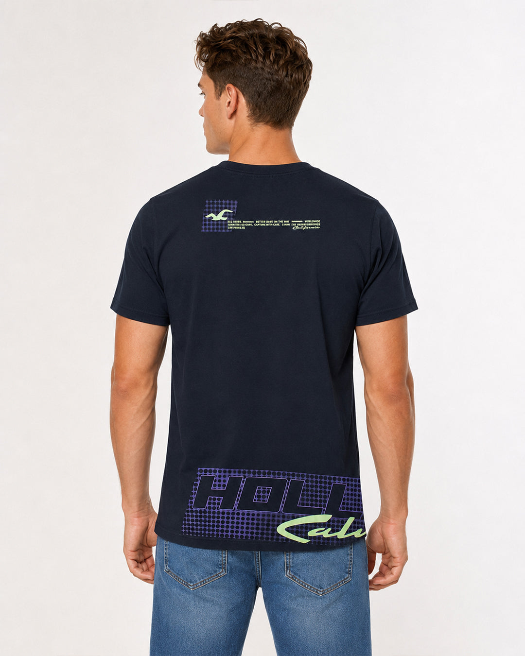 Hollister Graphic cotton Crew T-Shirt