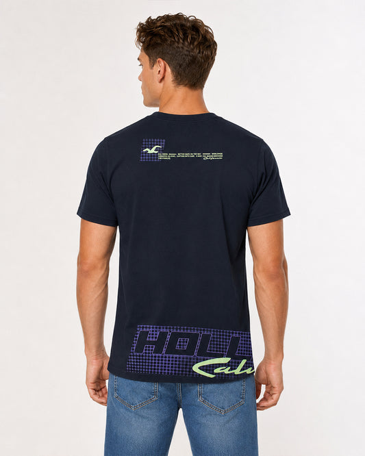 Hollister Graphic cotton Crew T-Shirt