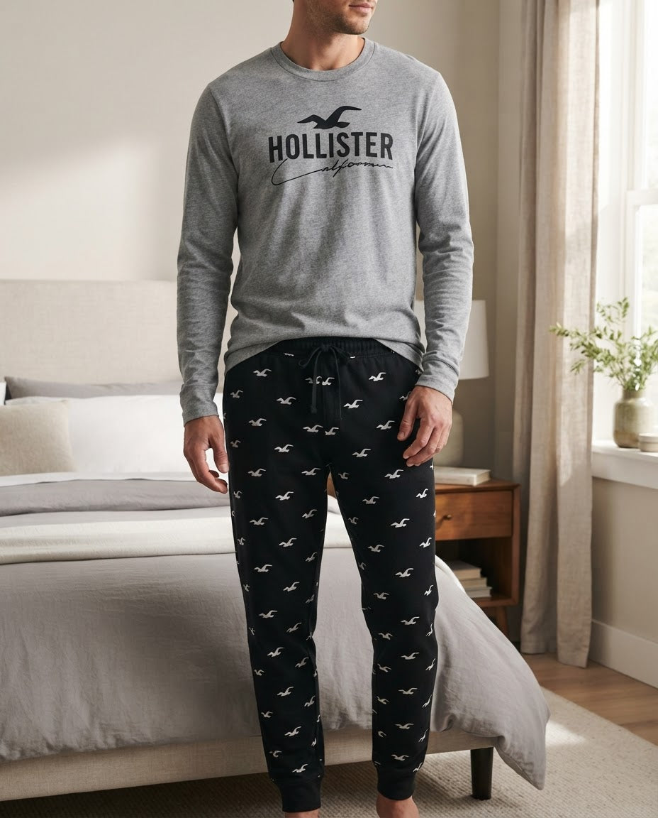 Hollister Graphic Pajama Set