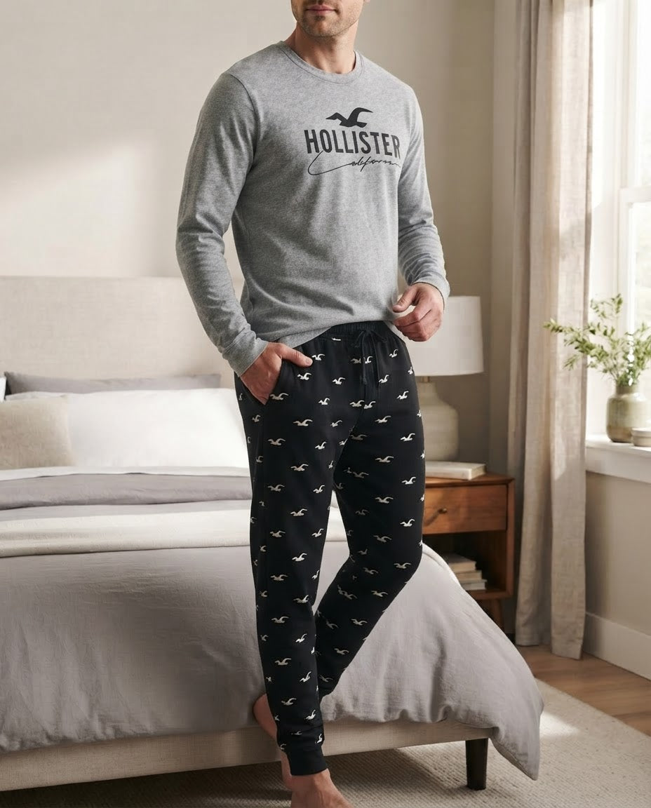 Hollister Graphic Pajama Set