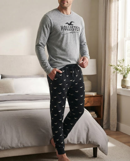 Hollister Graphic Pajama Set